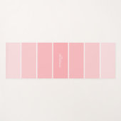 Coral Pink Palette Yoga Mat (Voorkant (horizontaal))
