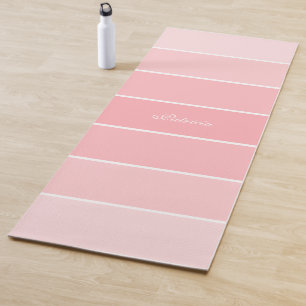 Coral Pink Palette Yoga Mat