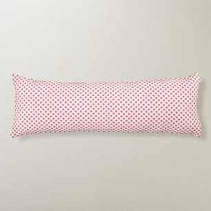 Coral Pink Polka Dots van Shirley Taylor Lichaamskussen