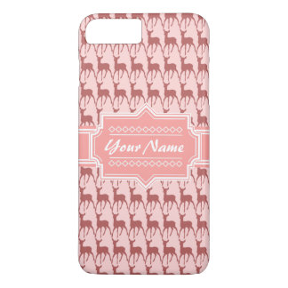Coral Pink Salmon Deer Pattern | Personeel N2 Case-Mate iPhone Case