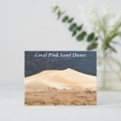 Coral Pink Sand Dunes Briefkaart (Staand voorkant)