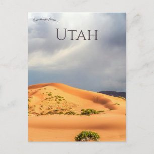 Coral Pink Sand Dunes State Park in Utah Briefkaart