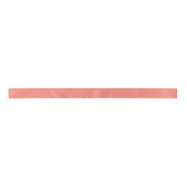 Coral Pink Satin Ribbon Satijnen Lint (Voorkant)