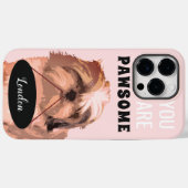 Coral Pink Shih Tzu iPhone 11 Pro Max Hoesje (Achterkant (horizontaal))