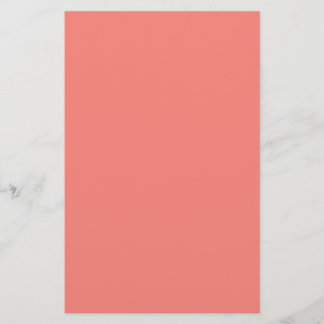 Coral Pink Stationery Briefpapier