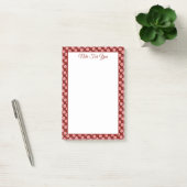 Coral Polka Dot Post-it® Notes (Kantoor)