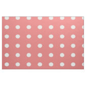 Coral Polka Dot Stof (Fat Quarter)