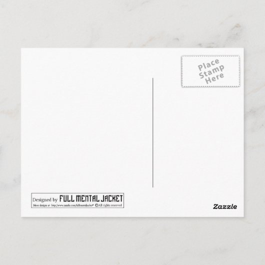 Coral Poppies Briefkaart (Achterkant)