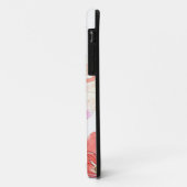Coral Poppy Waterverf iPhone Case (Achterkant/links)
