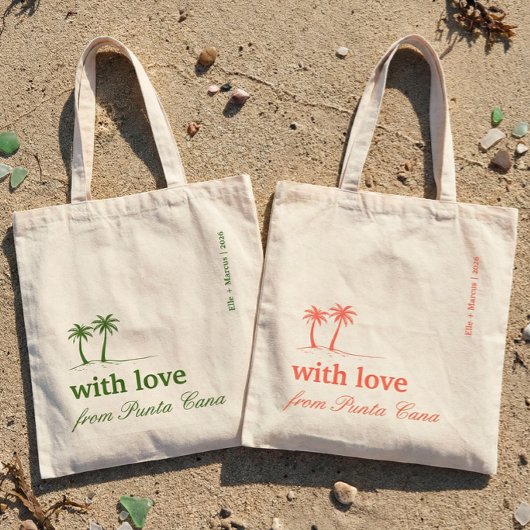 Coral Punta Cana Your Destination Wedding Welcome Tote Bag