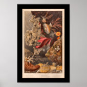 Coral Red Marine Life  Art Print (Voorkant)