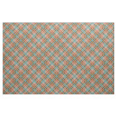Coral Red Oranje Turquoise Blue Pset Pattern Stof (Fat Quarter)