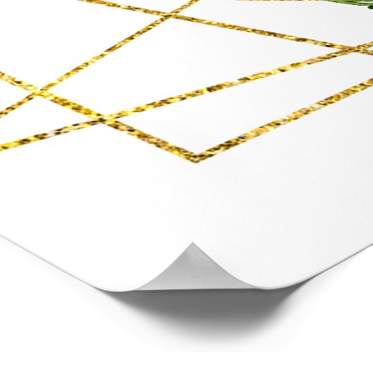 Coral Red Roses with Foliage Poster (Hoek)