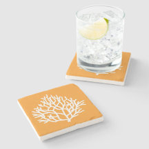 Coral Reef Beach Aangepaste kleuren Sinaasappel