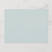 Coral Reef Bruiloft Gast Details Kaart (Achterkant)