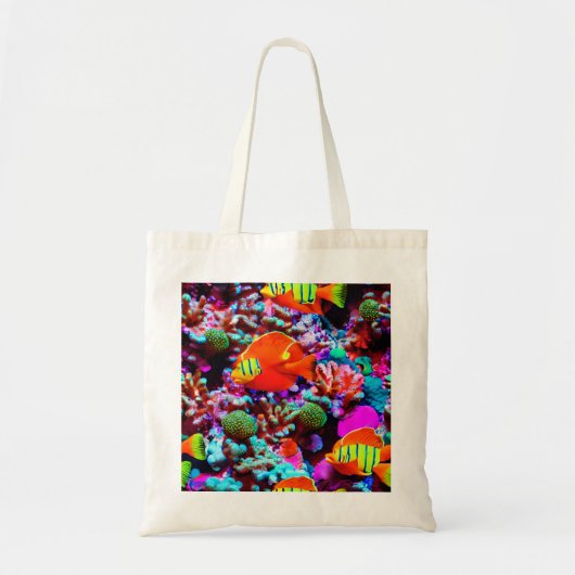 Coral Reef Canvas Tas (Voorkant)