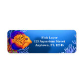 Coral Reef Chevron Tang Label (Voorkant)