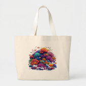 Coral Reef  Design - Jumbo Tote Grote Tote Bag (Voorkant)