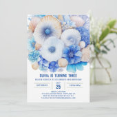 Coral Reef Discovery Boy Verjaardag Kaart (Staand voorkant)