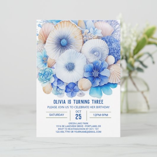 Coral Reef Discovery Boy Verjaardag Kaart (Staand voorkant)