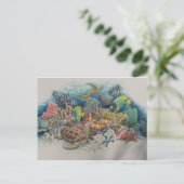 Coral Reef Fish in Symphony Briefkaart (Staand voorkant)