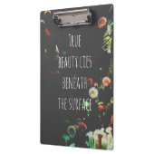 Coral Reef Inspirerend Quote Klembord (Links)