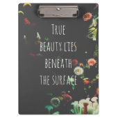 Coral Reef Inspirerend Quote Klembord (Voorkant)