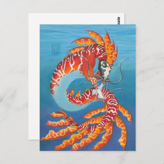 Coral Reef Kelpi Briefkaart (Voorkant / Achterkant)