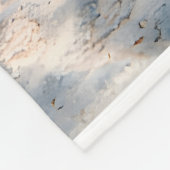 Coral reef large fleece blanket deken (Hoek)