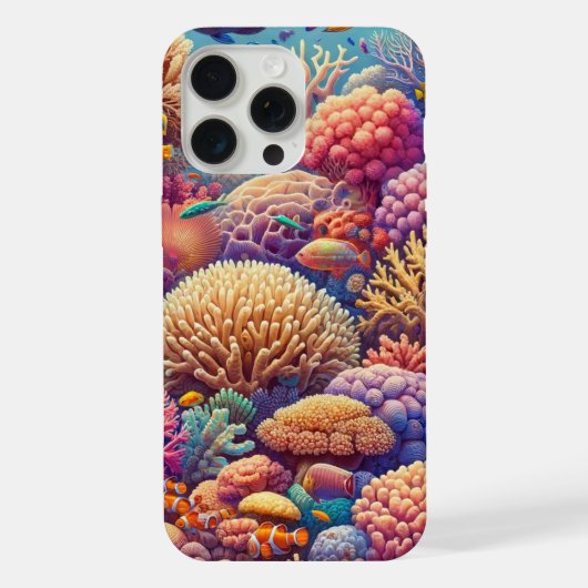 Coral Reef Life iPhone Hoesje (Achterkant)