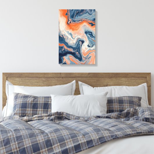 Coral Reef Nebula Canvas Afdruk (Insitu (Slaapkamer))