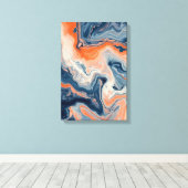 Coral Reef Nebula Canvas Afdruk (Insitu (Houten vloer))