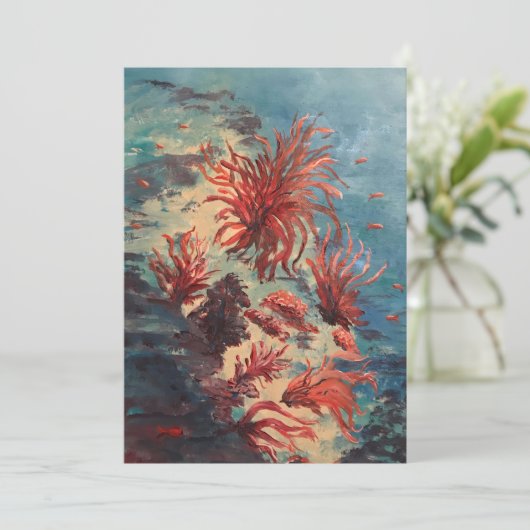 Coral Reef Notitiekaarten (Staand voorkant)