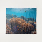 Coral Reef Ocean Tapestry Wandkleed (Voorkant (horizontaal))