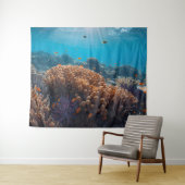 Coral Reef Ocean Tapestry Wandkleed (In Situ (horizontaal))