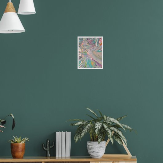 Coral Reef Splash Open Editie Poster (Woonkamer 1)