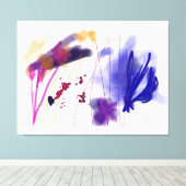 Coral Reef Stretched Canvas Print (Insitu (Houten vloer))