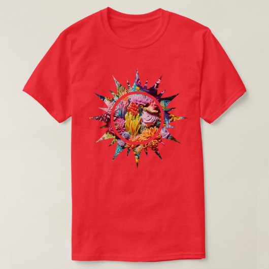 Coral Reef Sun T-shirt (Design voorkant)