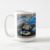 Coral Reef Tropical Fish Assembly Coffee Mok (Links)