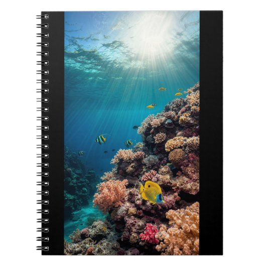 Coral Reef Underwater Notitieboek (Voorkant)