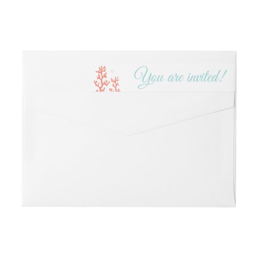 Coral Reef Wraparound Return Label | wit (Achterkant)