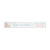 Coral Reef Wraparound Return Label | wit (Individueel)
