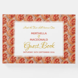 CORAL ROOS Christelijke Scriptpatriottische bruilo Gastenboek