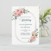 Coral Roos Double Lijst Weddenschap Kaart (Staand voorkant)