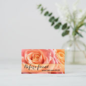 Coral Rozen Referral vertel een vriend Visitekaart (Staand voorkant)