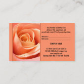 Coral Rozen Referral vertel een vriend Visitekaart (Achterkant)