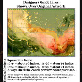 Coral & Sage Alcohol Ink + Gold EA3R Decoupage Tissuepapier