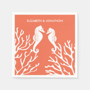 Coral Seahorse Servet