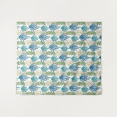 Coral Seaweed Pattern tapestries Wandkleed (Voorkant (horizontaal))