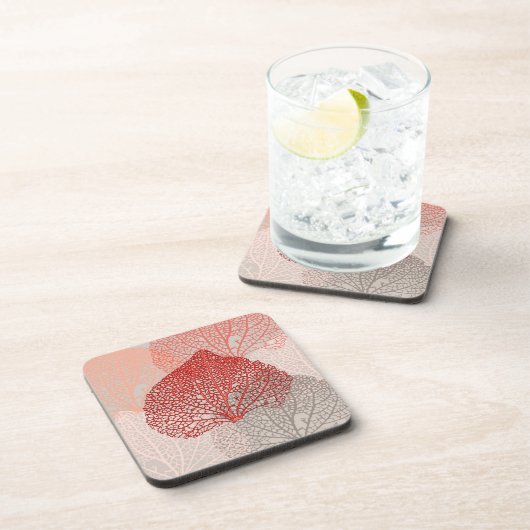 Coral Shadow Bier Onderzetter (Rechterzijde)